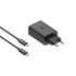 Moto Etron USB-C hálózati töltő kábellel, 68W, fekete