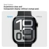 Spigen EliteShield EZ Fit Apple Watch 10 (46mm) kijelzővédő fólia felhelyező kerettel (2db)