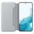 Samsung Galaxy S22+ LED View Cover, gyári flip tok, szürke, EF-NS906PJ Csomagolássérült
