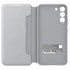 Samsung Galaxy S22+ LED View Cover, gyári flip tok, szürke, EF-NS906PJ Csomagolássérült