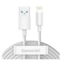 Baseus Simple Wisdom USB / Lightning adat/töltőkábel, 2,4A, 1,5m, Fehér (2db)