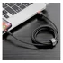 Baseus iPhone USB / Lightning adat/töltőkábel, 2,4A, 1m, Piros/Fekete
