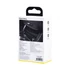 Baseus T Type S-16 vezeték nélküli Bluetooth MP3-lejátszó+2USB-Autós töltő, Fekete