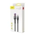 Baseus Cafule USB-USB-C kábel Huawei SuperCharge, QC 3.0, 5A, 1m, fekete/szürke