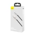 Baseus Cafule USB-Lightning kábel, 2,4A, 2m, fekete