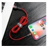 Baseus Cafule 2.4A Lightning - USB-kábel, 1m, piros