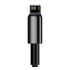 Baseus Tungsten Gold USB - Lightning kábel, 2,4A, 2m, fekete