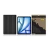 Tactical Book Tri Fold Apple iPad Air 13 ( 2024 / 2025 ), flip tok, fekete