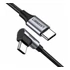 Ugreen USB-C-USB-C, QC 3.0 adatkábel, PD, 3A, 60W, 1m, fekete