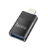 Hoco UA17 OTG adapter USB-A-Lightning, fekete