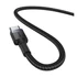 Baseus Cafule USB-C USB-C töltőkábel, 100W,2m, fekete-piros/fekete-szürke