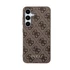 Guess 4G Metal Gold Logo Samsung Galaxy A55 hátlap tok, barna, GUOHCSA55G4GFBR