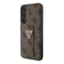 Guess Grip Stand 4G Triangle Strass Samsung Galaxy S24 hátlap tok, barna GUHCS24SPGS4TDW