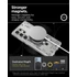 Spigen Ultra Hybrid MagFit Samsung Galaxy S25 Ultra tok, Neo One, átlátszó