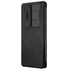 Nillkin Qin Pro Samsung Galaxy S25 Ultra bőr flip tok, fekete