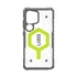 UAG Pathfinder Samsung Galaxy S25 Ultra Clear Magsafe tok, active neon lanyard