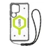 UAG Pathfinder Samsung Galaxy S25 Ultra Clear Magsafe tok, active neon lanyard