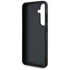 Karl Lagerfeld Leather Monogram Pin Logo Karl Head Samsung Galaxy S25 kemény hátlap tok, fekete