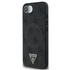 Guess PU 4G Strass Triangle Metal Logo Apple iPhone 16e MagSafe hátlap tok, fekete