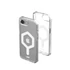 UAG Plyo MagSafe Apple iPhone 16e hátlap tok, átlátszó/fehér