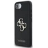Guess PU Grained 4G Metal Logo Apple iPhone 16e hátlap tok, fekete