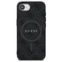 Guess PU Leather 4G Colored Ring Apple iPhone 16e MagSafe tok, fekete