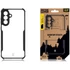 Tactical Quantum Stealth Samsung Galaxy A56 hátlap tok, átlátszó/fekete