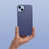 Matt szilikon Samsung Galaxy A56 tok, kék