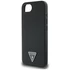 Guess Grained Triangle Apple iPhone 16e MagSafe tok, fekete