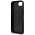 Guess Grained Triangle Apple iPhone 16e MagSafe tok, fekete