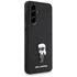 Karl Lagerfeld Fixed Glitter Ikonik Metal Pin Samsung Galaxy A36 hátlap tok, fekete