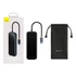 Baseus AcmeJoy 5 az 1-ben hub, USB-C - 2xUSB-A 3.0, USB-A 2.0, USB-C PD, RJ45, sötétszürke