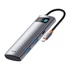 Baseus 7 az 1-ben hub USB-C - 2x USB-A 3.0 + HDMI + USB-C, PD