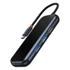 Baseus AcmeJoy 5 az 1-ben hub, USB-C - 2xUSB-A 3.0, USB-A 2.0, USB-C PD, HDMI, sötétszürke