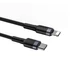Baseus Cafule USB-C - Lightning PD kábel, 18 W, 1 m, fekete-szürke