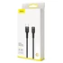 Baseus Cafule USB-C - Lightning PD kábel, 18 W, 1 m, fekete-szürke
