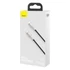Baseus Cafule USB-C-Lightning kábel, PD, 20 W, 2 m, fekete