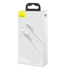 Baseus Cafule USB-Lightning kábel, 2,4A, 2m, fehér