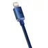 Baseus Crystal Shine USB-C-Lightning kábel, 20W, 1.2m, kék