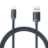 Baseus Crystal Shine USB-Lightning kábel, 2.4A, 1.2m, fekete