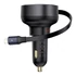 Baseus Enjoyment Pro autós töltő USB-C - Lightning kábellel, 55W, fekete