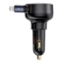 Baseus Enjoyment Pro autós töltő USB-C - Lightning kábellel, 55W, fekete