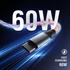 4smarts RGBCord USB-C / USB-C töltő és adatkábel, RGB világítással, 60W, 1.5m, színes