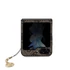 Guess 4G Charms Collection Samsung Galaxy Z Flip 5 kemény hátlap tok, barna