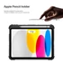 Nillkin Bumper Combo iPad 10.9 2022 / iPad 11 2025 kihajtható tok billentyűzettel, fekete