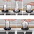 Wooze Glass Washer Automata pohár- és üvegmosó és öblítő szett, nagynyomású fúvókával, rugalmas csatlakozóval, fekete