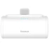 Baseus Compact powerbank / külső akkumulátor USB-C csatlakozóval, 5000mAh, PD, 20W, fehér