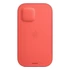 Apple iPhone 12 mini MagSafe-rögzítésű bebújtatós bőr tok, pink citrus