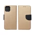 Fancy Apple iPhone 12 mini flip tok, fekete-arany