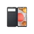 Samsung Galaxy A42 LED View Cover, gyári flip tok, fekete, EF-EA426PBE